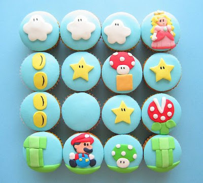 Super Mmario & Pacman Cupcakes
